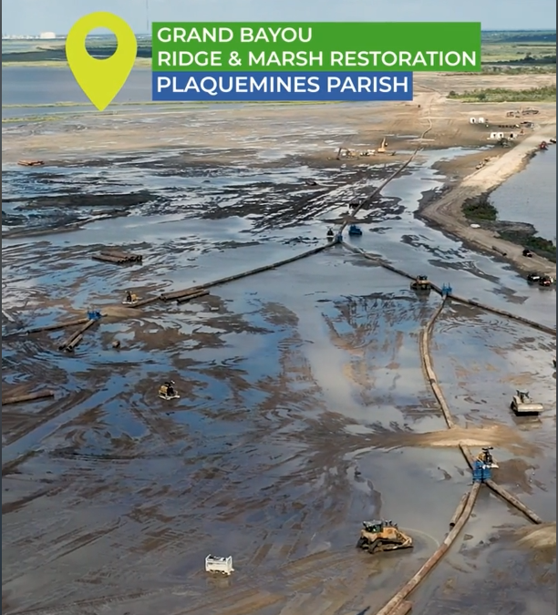 CPRA Grand Bayou Ridge and Marsh Restoration Project