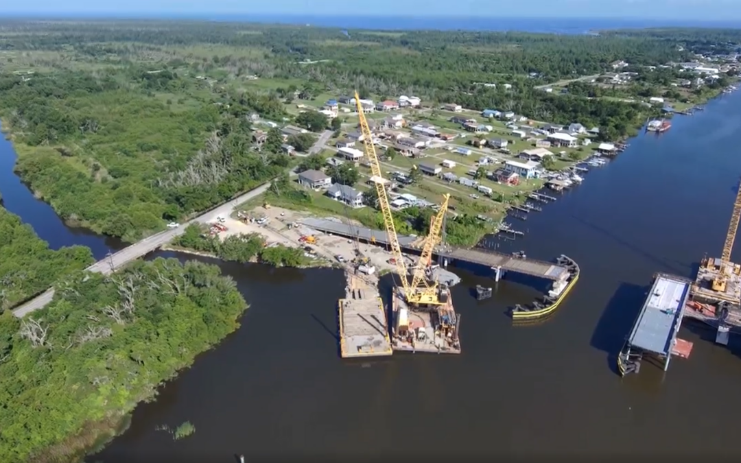Bayou Barataria Bridge Progress